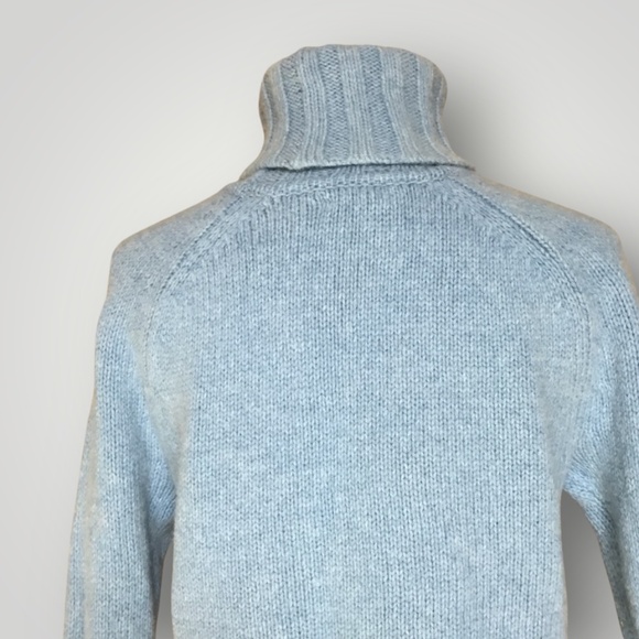 REISS Eve Wool Cashmere Blend Turtleneck Sweater - Picture 7 of 14